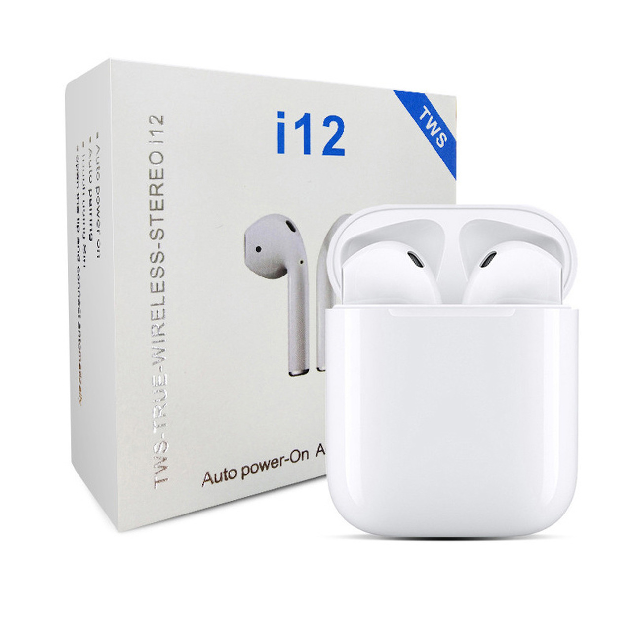 Bluetooth air buds слушалки i12 - 2021 модел