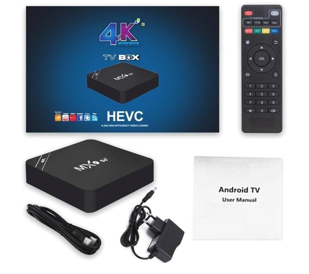 Андроид Бокс HEVC - 8+128GB со 5G